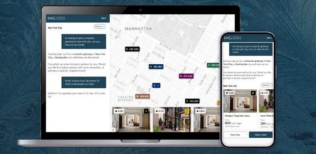 IHG Hotels & Resorts推出AI驱动的对话式搜索工具
