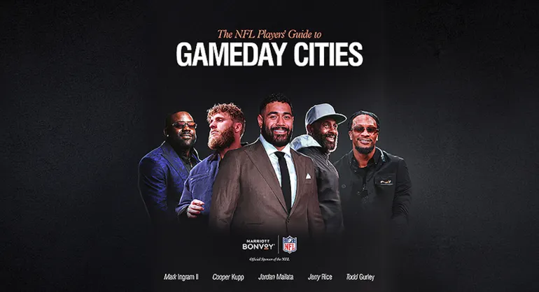 万豪国际携手NFL推出球员定制城市指南，深化体育体验式忠诚度战略